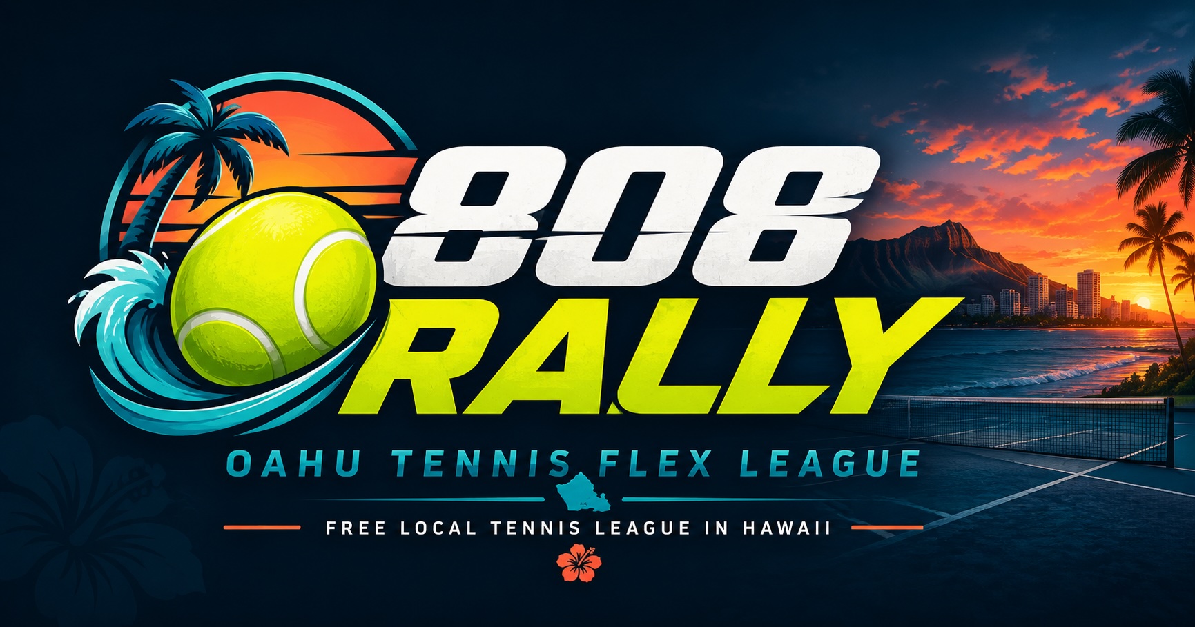 808 Rally Oahu Tennis Flex League in Hawaii